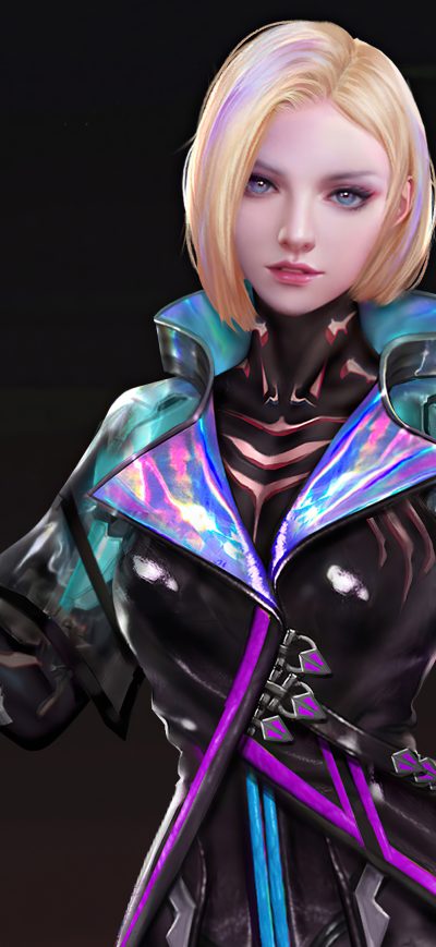 Fond d'écran iPhone Scifi Girl Suit With Gun 4k