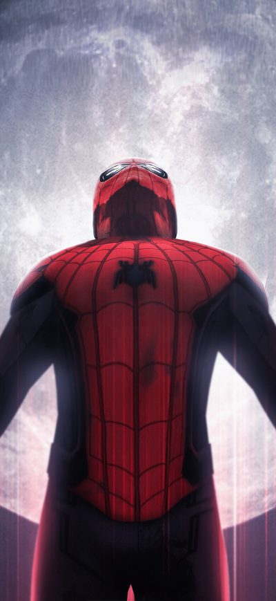 Fond d'écran iPhone Spiderman Far From Home Art 4K