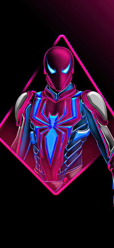 Fond d'écran iPhone Spidermansuit Minimal 4k