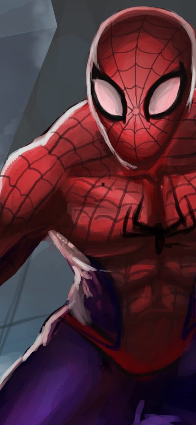 Fond d'écran iPhone Spiderman Speed Paint Art