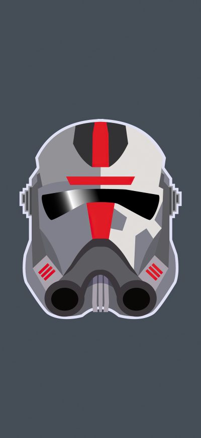 Fond d'écran iPhone Star Wars Bad Batch Minimal