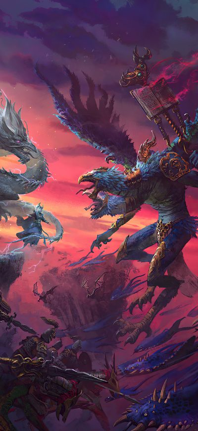 Fond d'écran iPhone Total War Warhammer 3 Tzeentch Vs Cathay