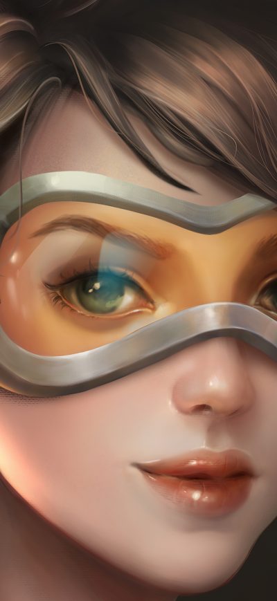 Fond d'écran iPhone Tracer From Overwatch Artwork