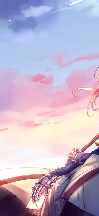 Fond d'écran iPhone Anime Violet Evergarden Art