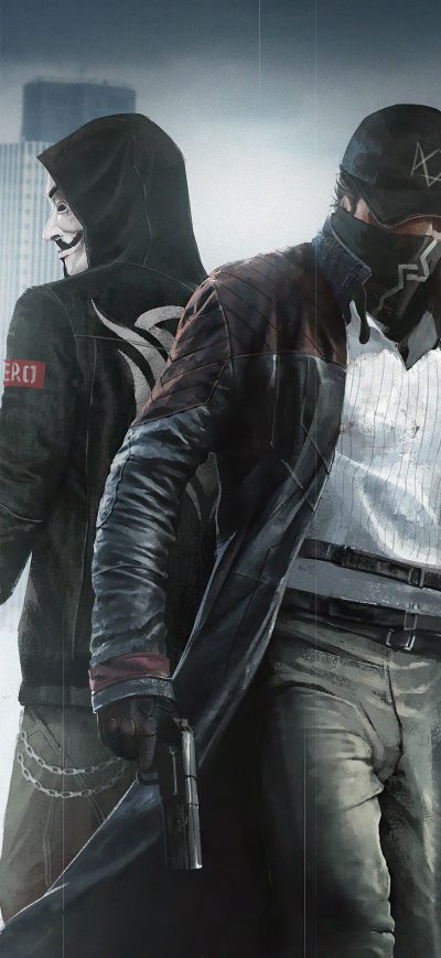 Fond d'écran iPhone Aiden Pearce And The Anonymous Watchdogs Resurgence