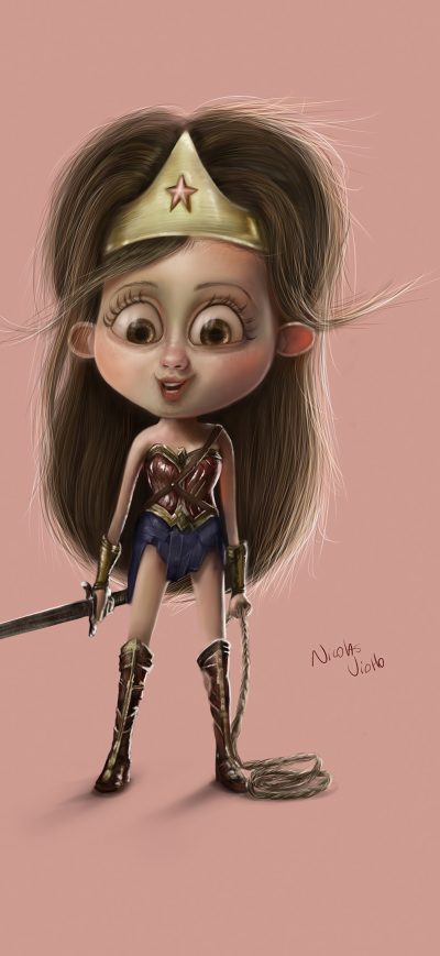 Fond d'écran iPhone Lil Wonder Woman 4k