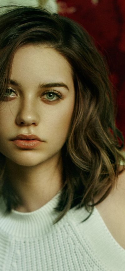 Fond d'écran Amanda Steele W Magazine 2018 sur iPhone