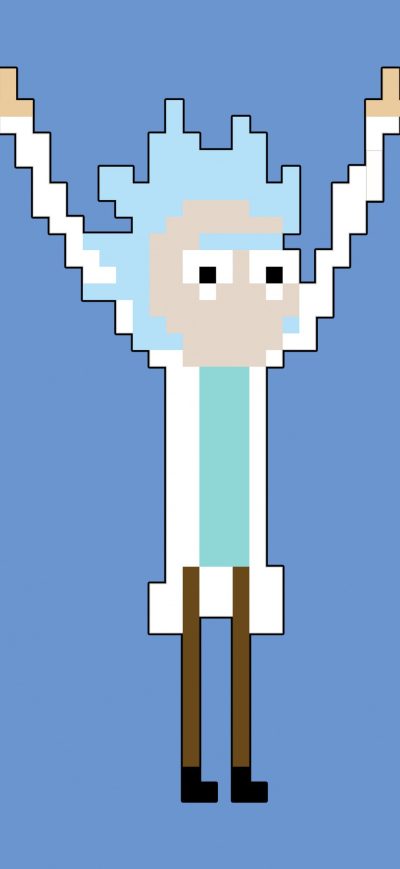Fond d'écran iPhone Rick 8 Bit Pixel