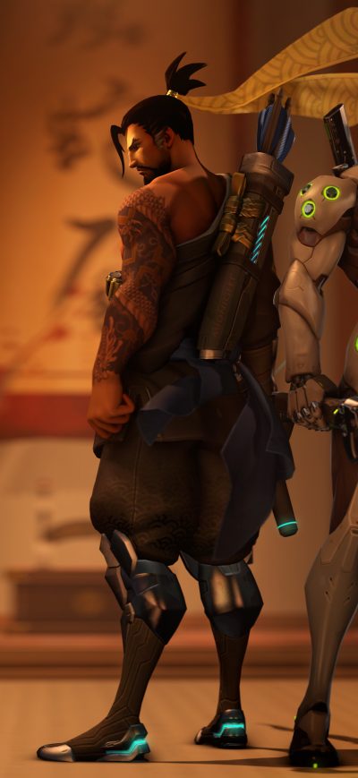 Fond d'écran iPhone Genji And Hanzo