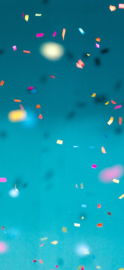 Fond d'écran Confetti 4k sur iPhone