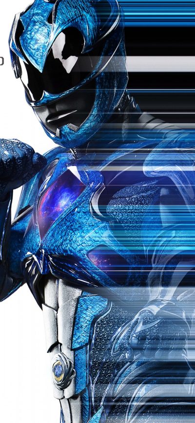 Fond d'écran iPhone Blue Ranger Power Rangers 2017