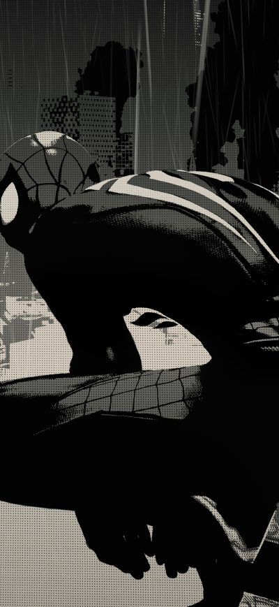 Fond d'écran iPhone Spiderman Ps4 Sketch 8k