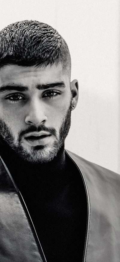 Fond d'écran iPhone Zayn Malik Monochrome 2018