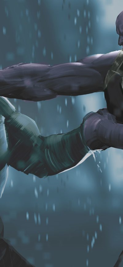 Fond d'écran iPhone Hulk Vs Thanos