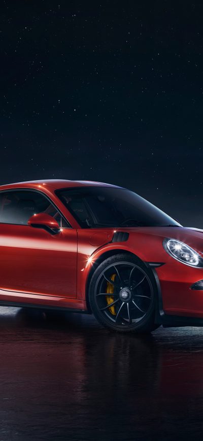 Fond d'écran iPhone Porsche RS GT3 Night City