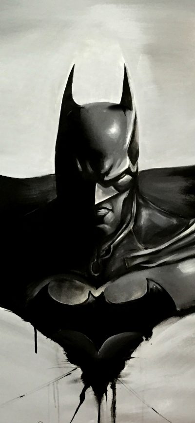 Fond d'écran iPhone Batman Logo Sketch Art