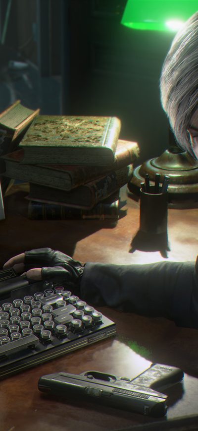 Fond d'écran iPhone Resident Evil 2 Leon Kennedy 4k