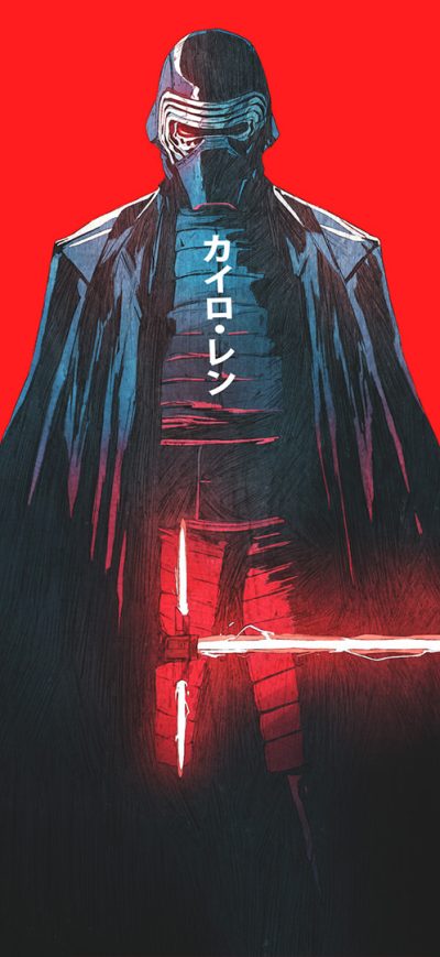 Fond d'écran iPhone Kylo Ren Star Wars Artwork