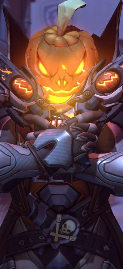 Fond d'écran iPhone Halloween Reaper Overwatch