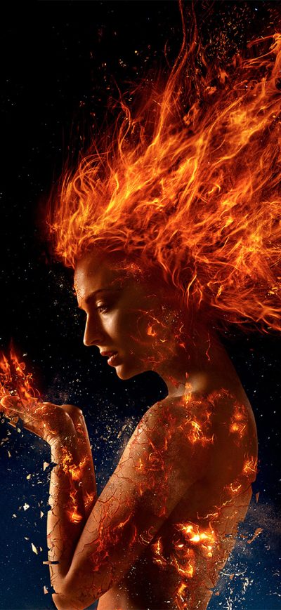 Fond d'écran iPhone Sophie Turner X Men Dark Phoenix Poster 2018