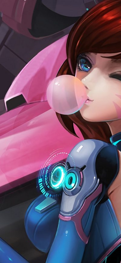 Fond d'écran iPhone Dva Overwatch Artwork 4