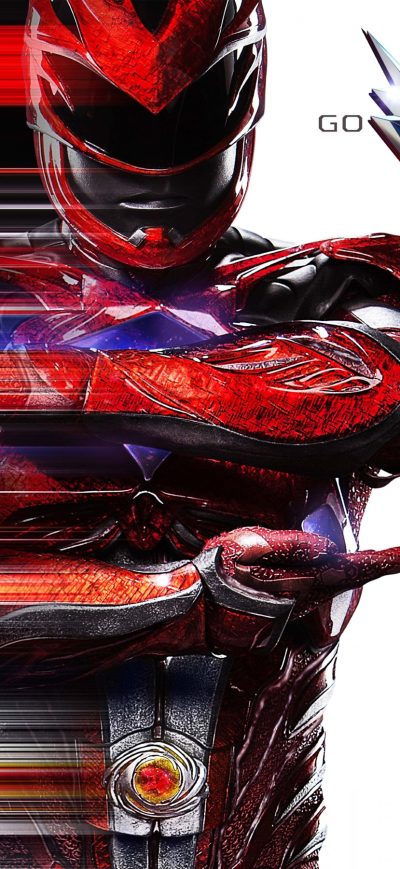 Fond d'écran iPhone Red Ranger Power Rangers 2017