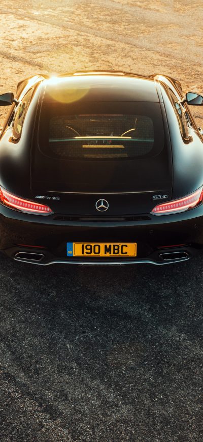 Fond d'écran iPhone Mercedes AMG GT C 2018 4k