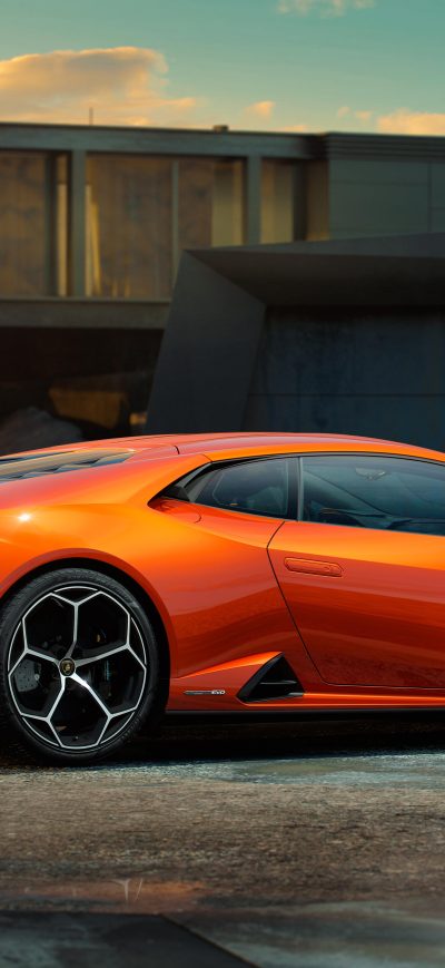 Fond d'écran iPhone Lamborghini Huracan EVO 2019 10k