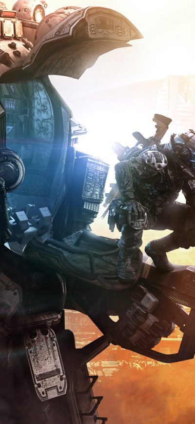 Fond d'écran iPhone Dystopia Titanfall 2