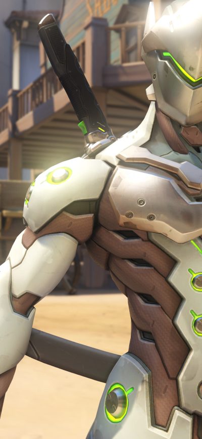 Fond d'écran iPhone Overwatch Genji 4K