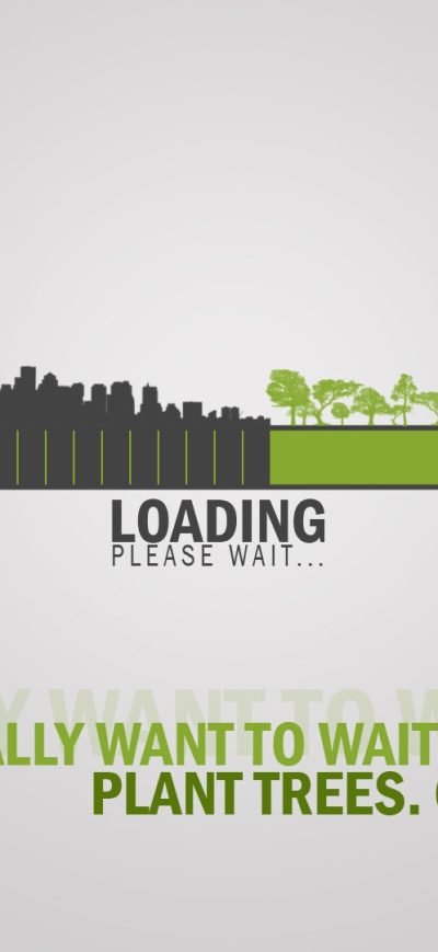 Fond d'écran iPhone Go Green Inspirational Typography