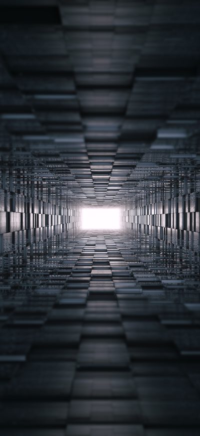 Fond d'écran iPhone Abstract Dark Geometry 8k