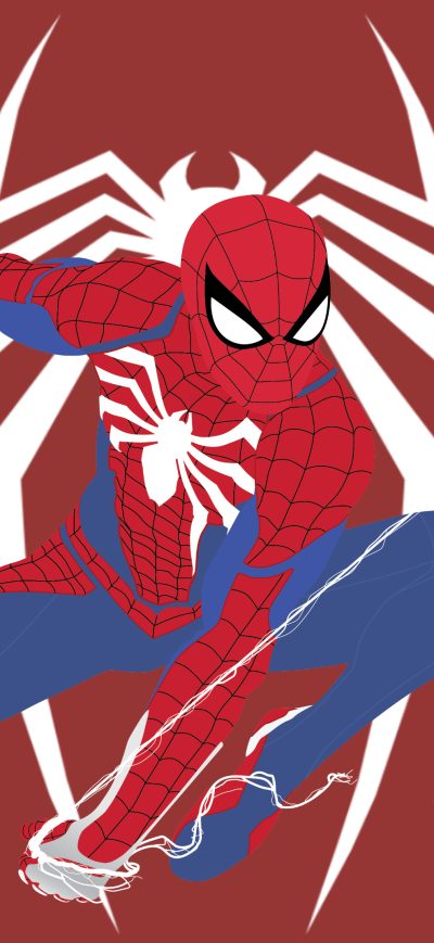 Fond d'écran Spider Man PS4 4k Art sur iPhone