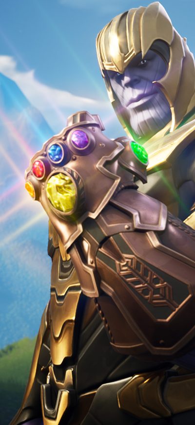 Fond d'écran iPhone Thanos In Fortnite Battle Royale