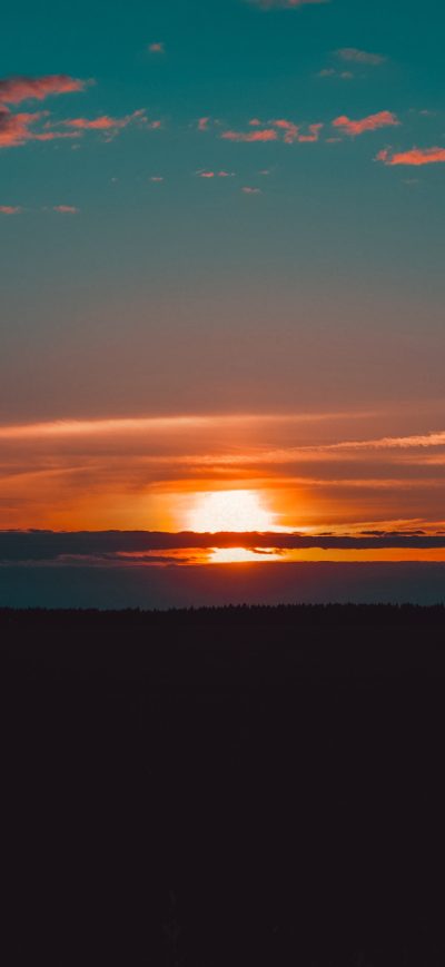 Fond d'écran iPhone Lake Golden Hour Beautiful Sunset 4k