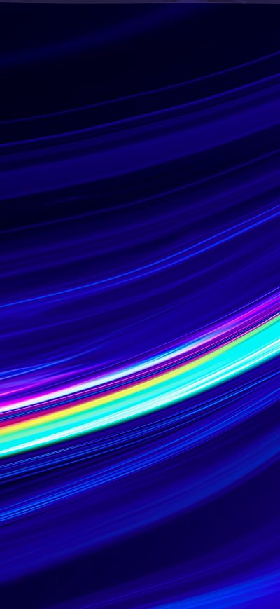 Fond d'écran iPhone Abstract Blue Led 4k