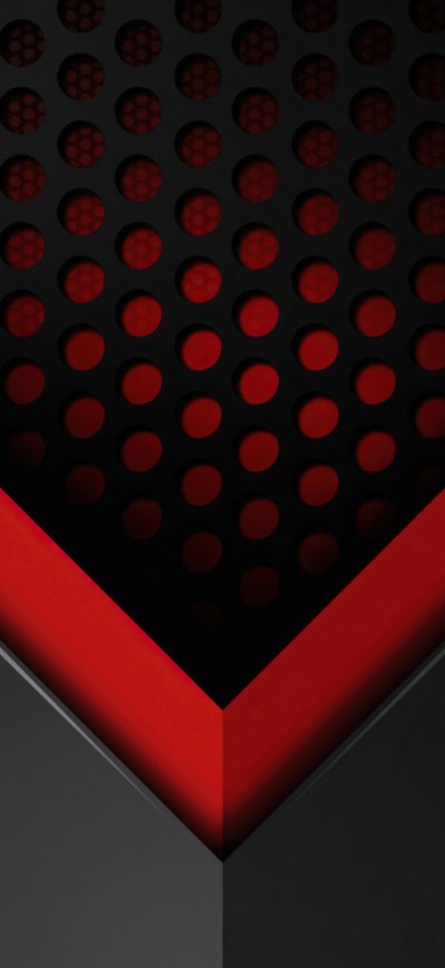 Fond d'écran iPhone Down Shapes Red 4k