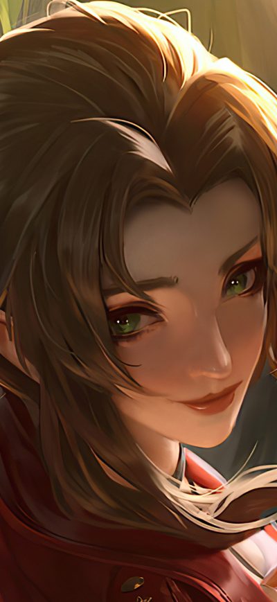 Fond d'écran iPhone Aerith Gainsborough Final Fantasy Xv