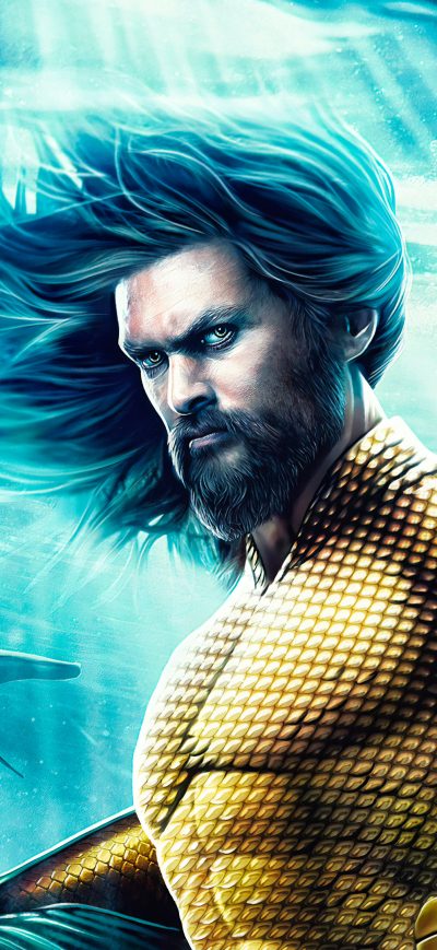 Fond d'écran iPhone Aquaman 4k Jason Momoa