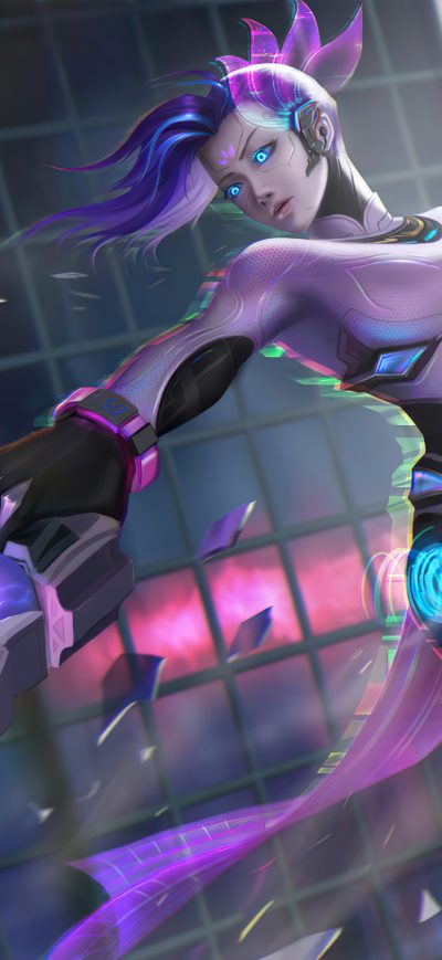 Fond d'écran iPhone Arena Of Valor Violet Fanart