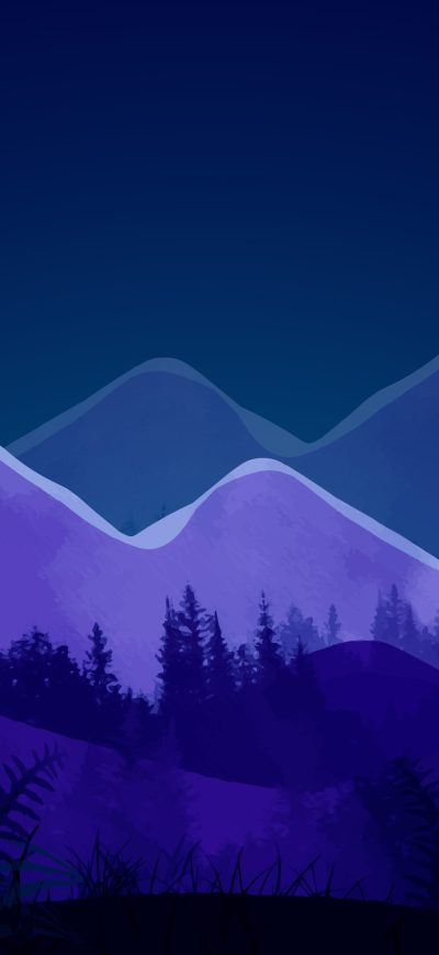 Fond d'écran iPhone Mountains Grass Plants Landscape 4k