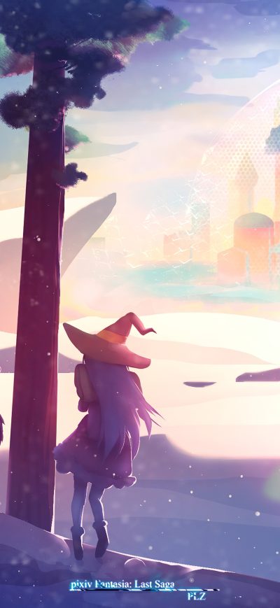 Fond d'écran Last Saga 4k sur iPhone