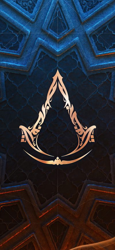 Fond d'écran iPhone Assassins Creed Mirage Logo