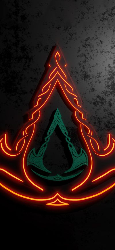 Fond d'écran iPhone Valhalla Logo Game 5k