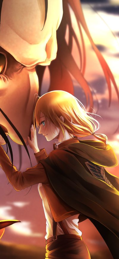 Fond d'écran iPhone Attack On Titan Mina Carolina