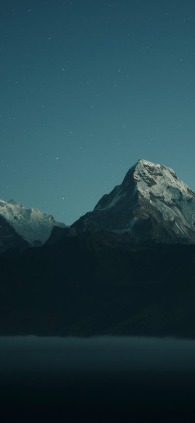 Fond d'écran iPhone Mountains Landscape Dark Nature 4k