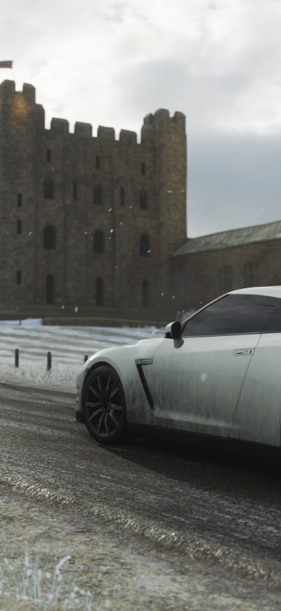 Fond d'écran iPhone Nissan GTR Forza Horizon 4k