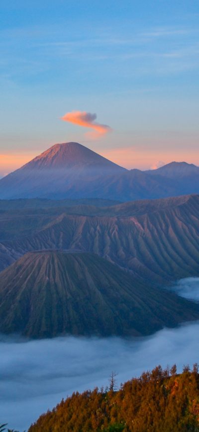 Fond d'écran iPhone Mount Bromo 4k