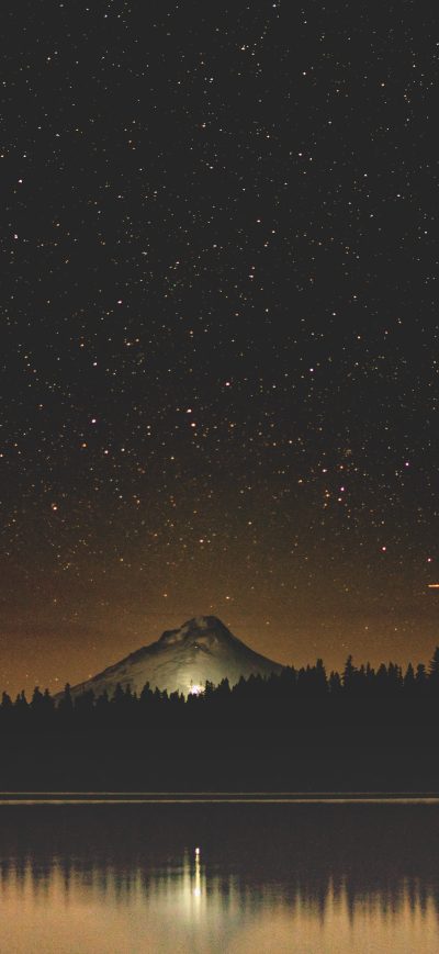 Fond d'écran iPhone Mt Hood Shooting Store Reflection View 8k