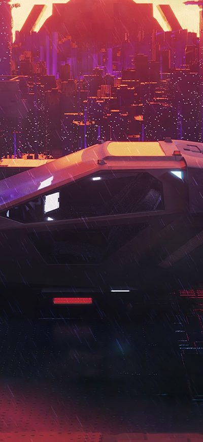 Fond d'écran iPhone Blade Runner 2049 Scifi Car 4k